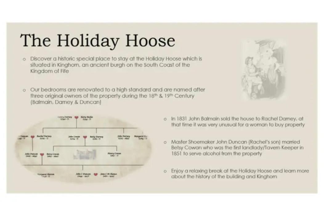 The Holiday Hoose Kinghorn Exteriör bild